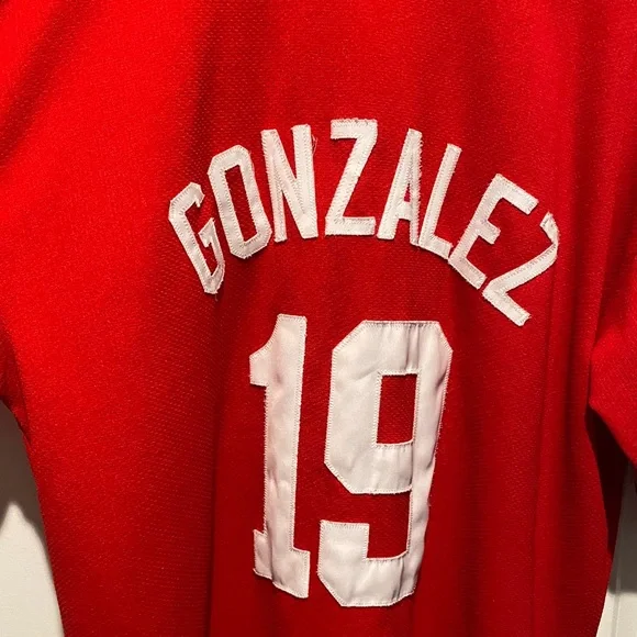 Vintage Starter Juan Gonzalez Texas Rangers Baseball Jersey